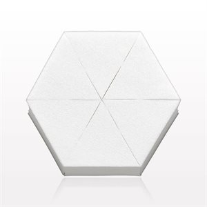 Éponge - Hexagonal 6 mcx - Blanche - Sans latex