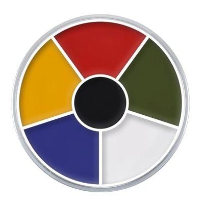 Multi-Color Cream Color Circle