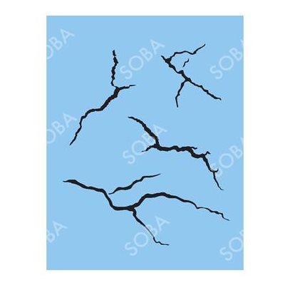 Quick EZ Stencil - Small Cracks